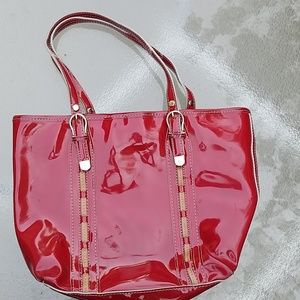 Liz Claiborne red shoulder bag